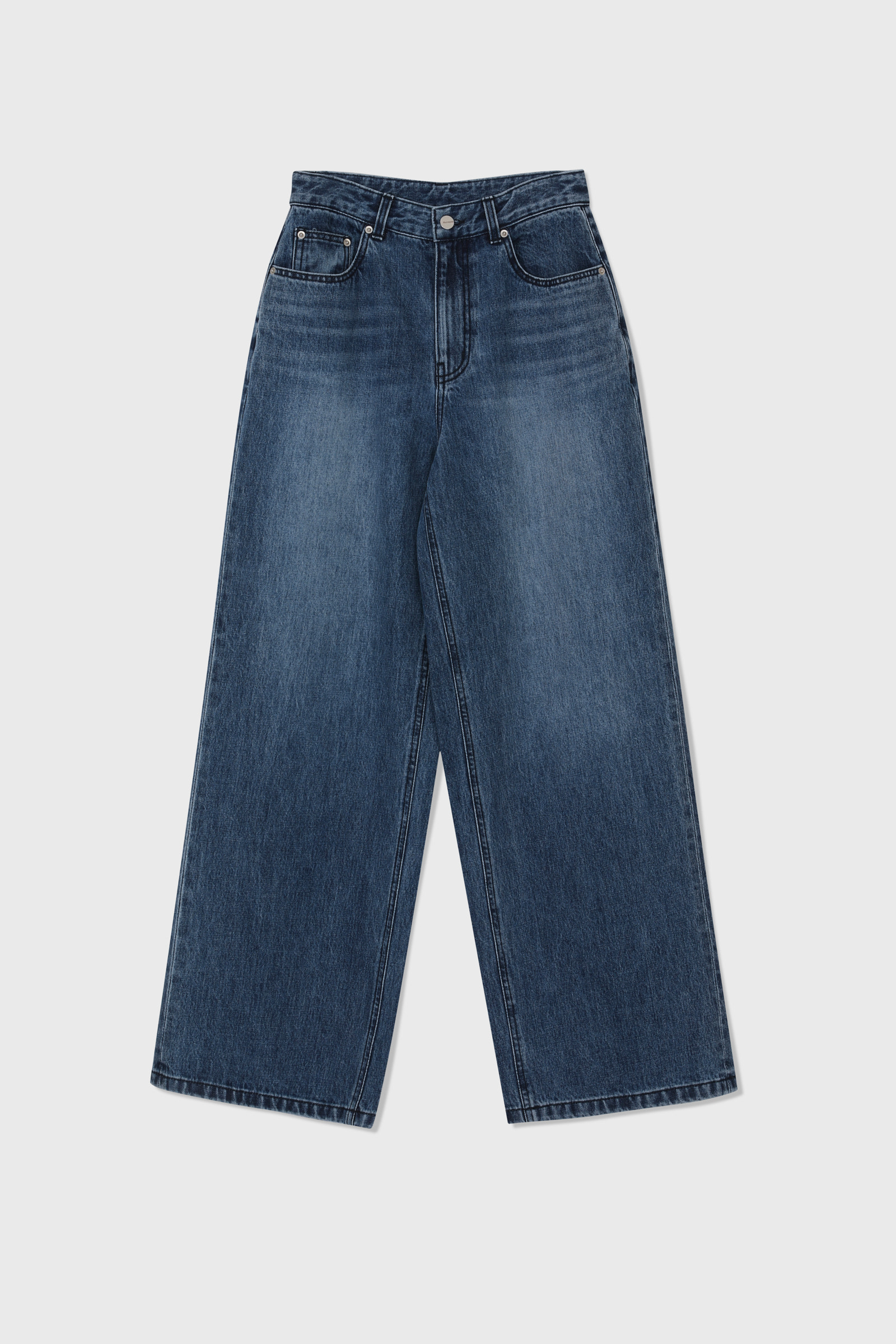Low Rise Washing Wide Jeans CS14 - Lewkin